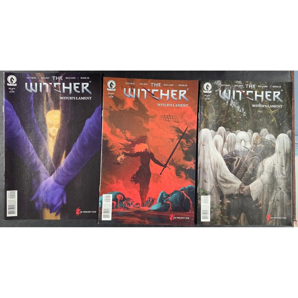 The Witcher Witch's Lament 2 Dark Horse Comics Cover A B C Lot 2021 Geralt